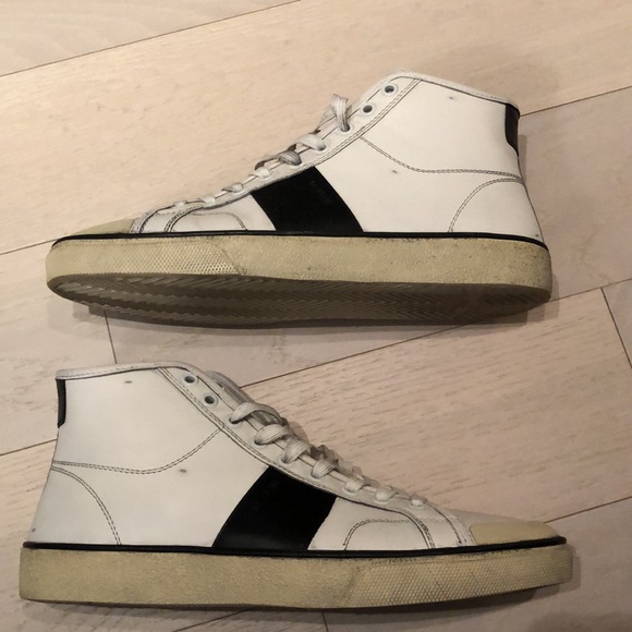 Saint Laurent distressed sneakers - Picture 3 of 7